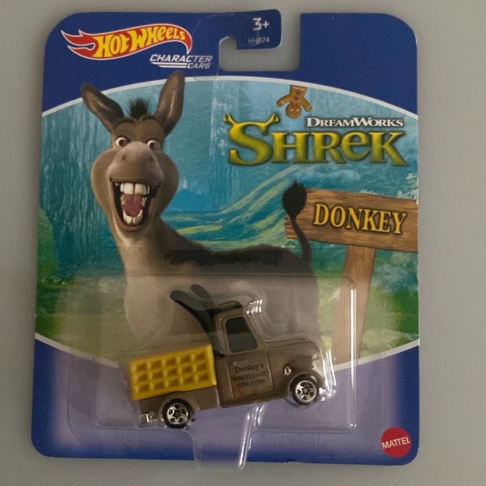 Hot Wheels Character Cars Shrek Donkey